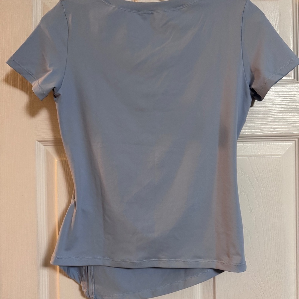 NWT HALARA light blue tee Size Xs. - Picture 2 of 2